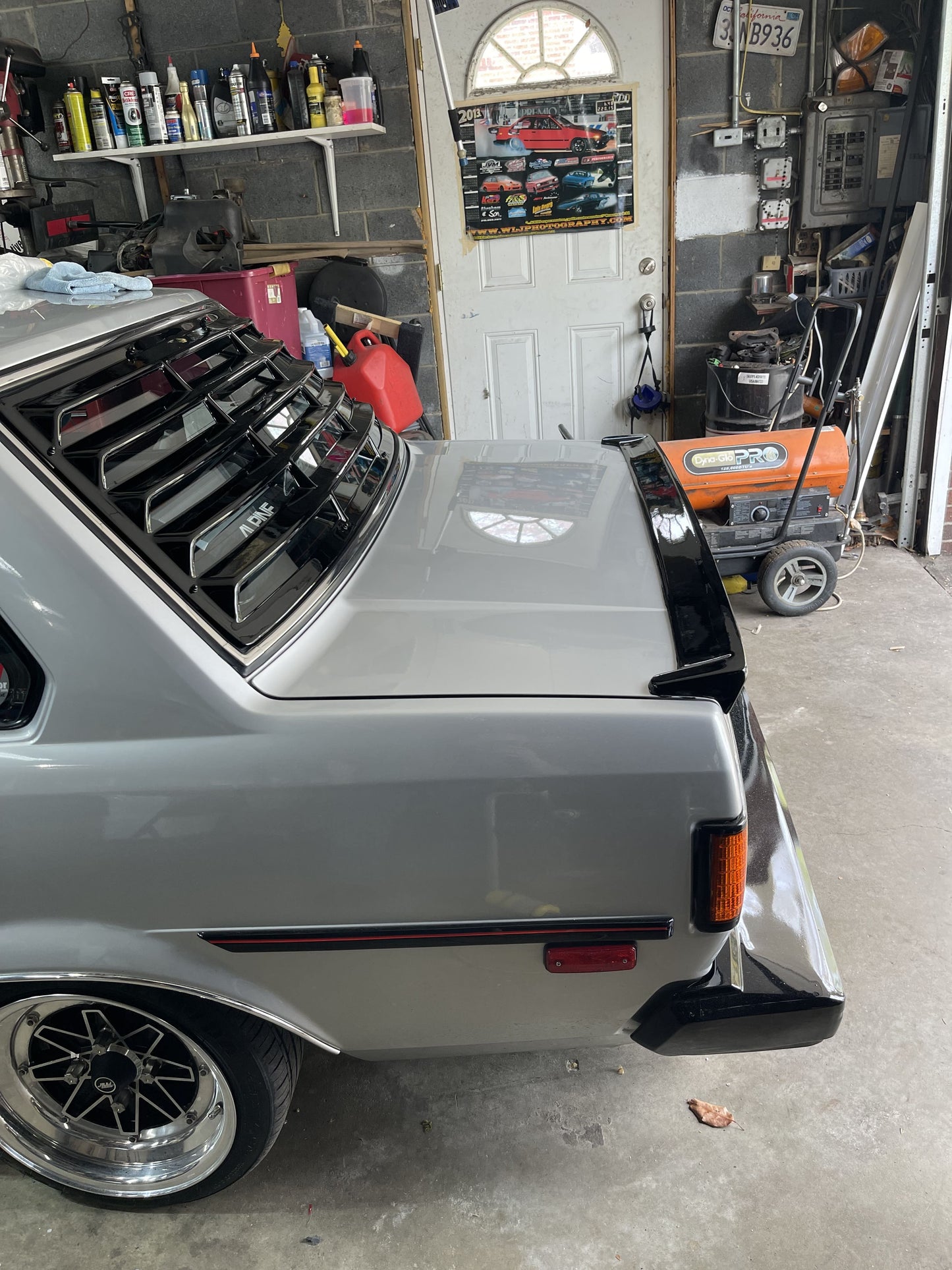 Toyota Corolla KE70 Rear Window Louver