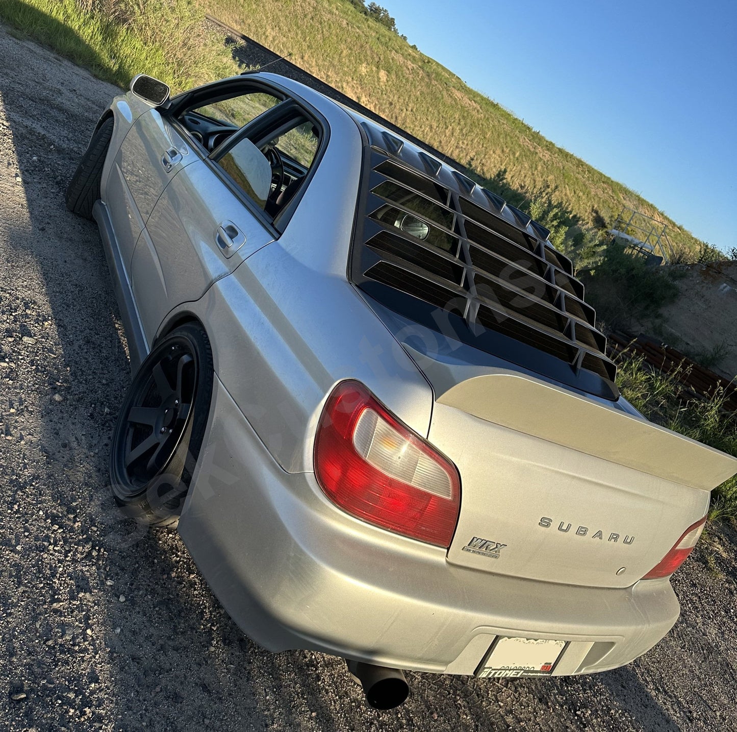 Subaru Impreza II Rear Window Louver