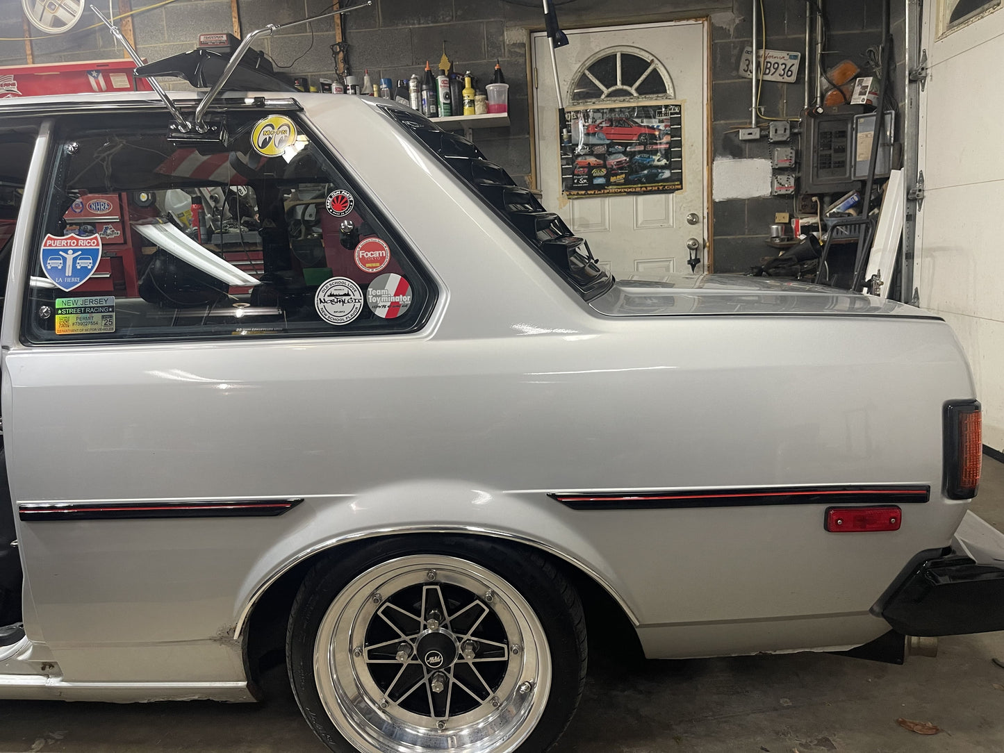 Toyota Corolla KE70 Rear Window Louver