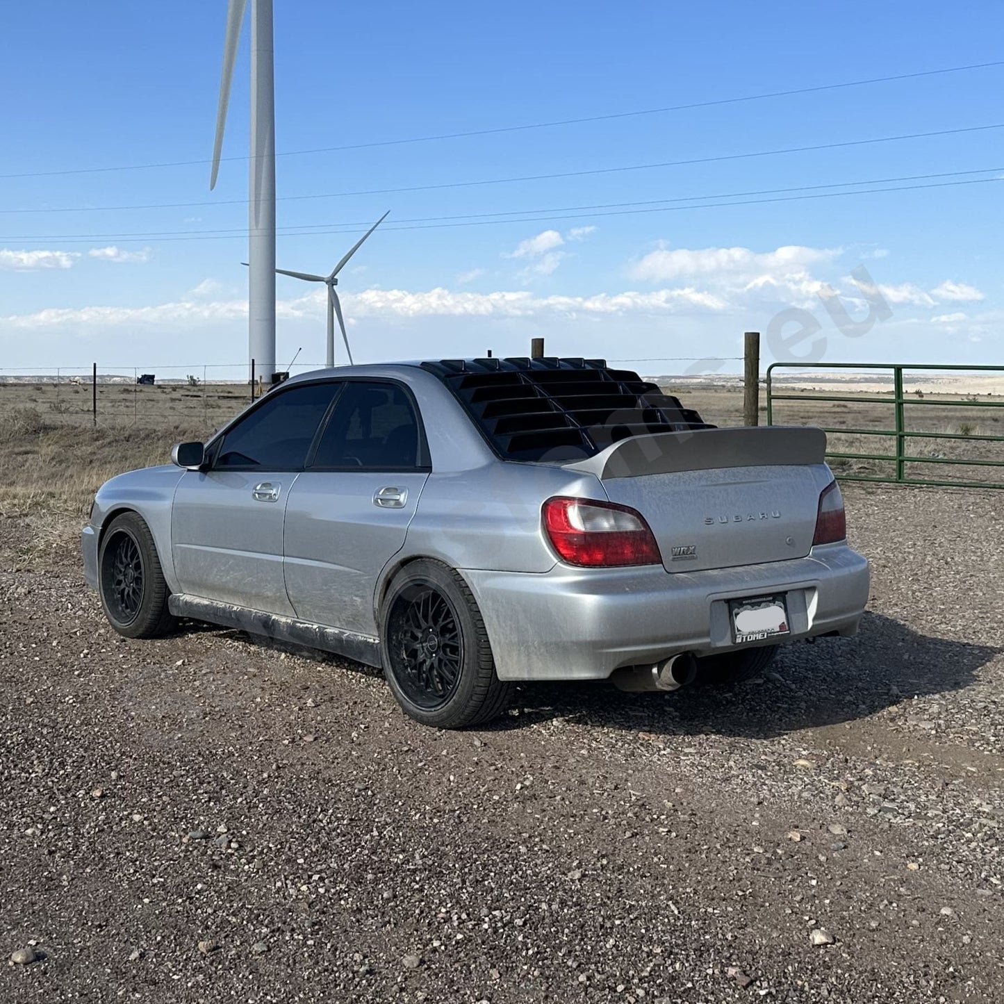Subaru Impreza II Rear Window Louver