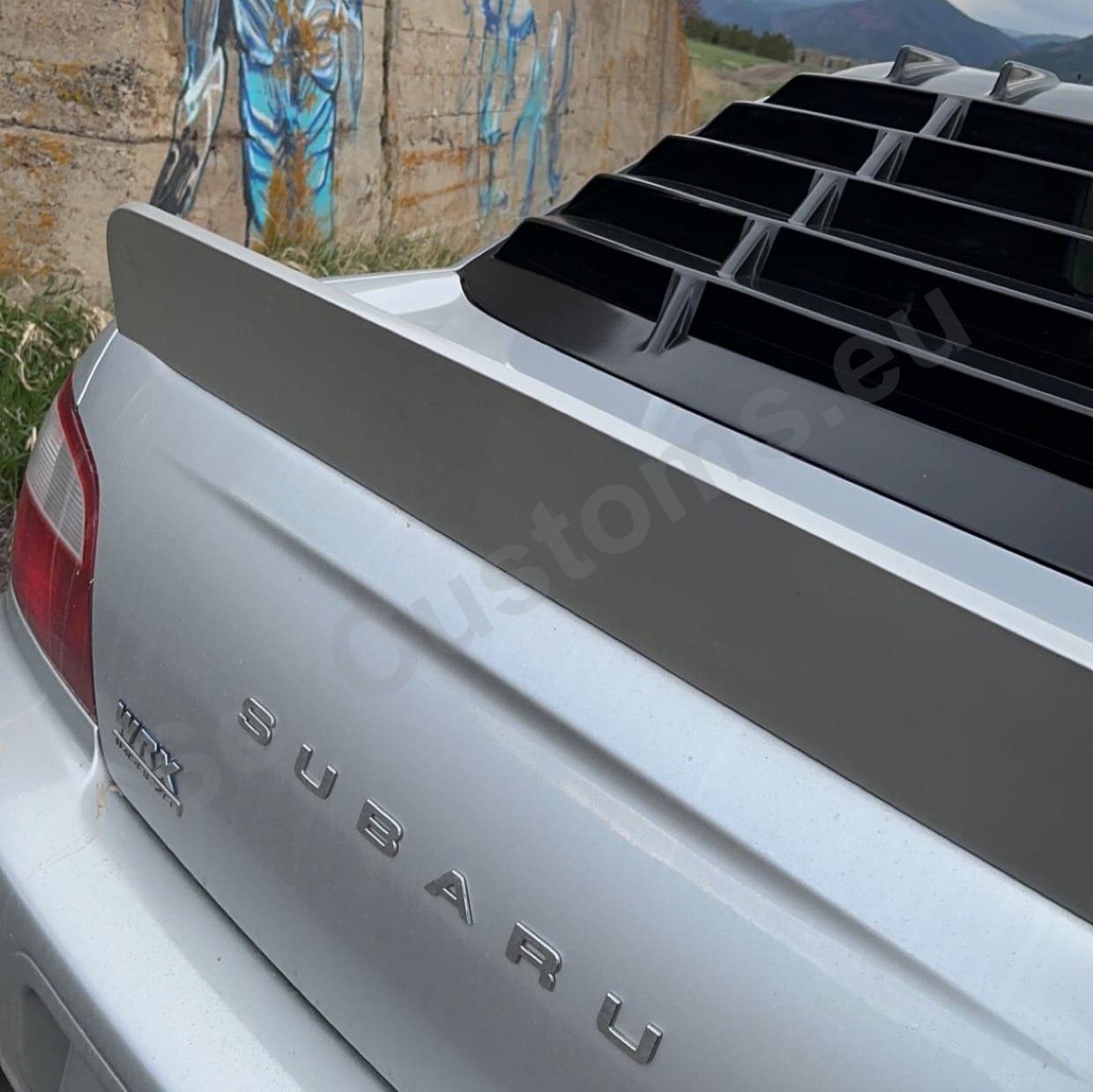 Subaru Impreza II Rear Window Louver