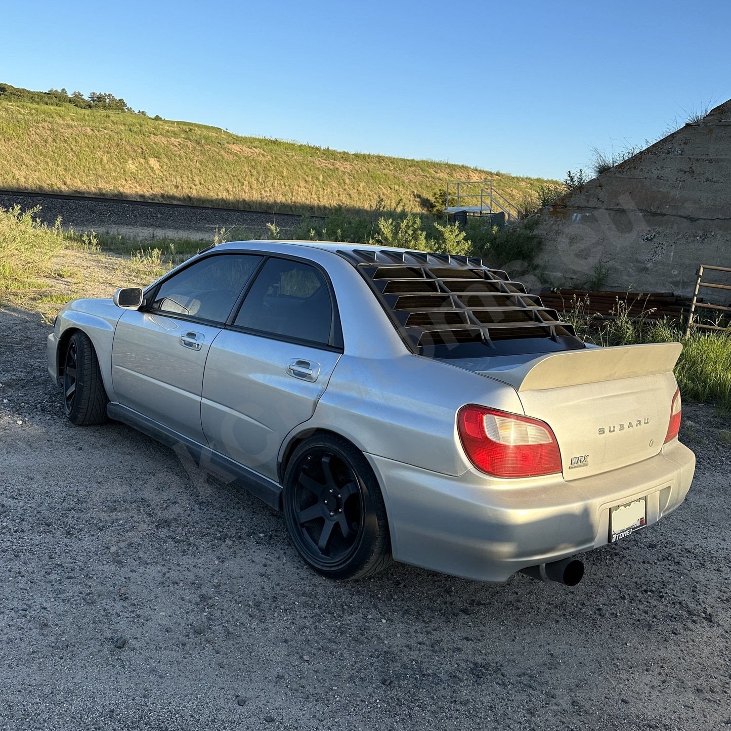 Subaru Impreza II Rear Window Louver