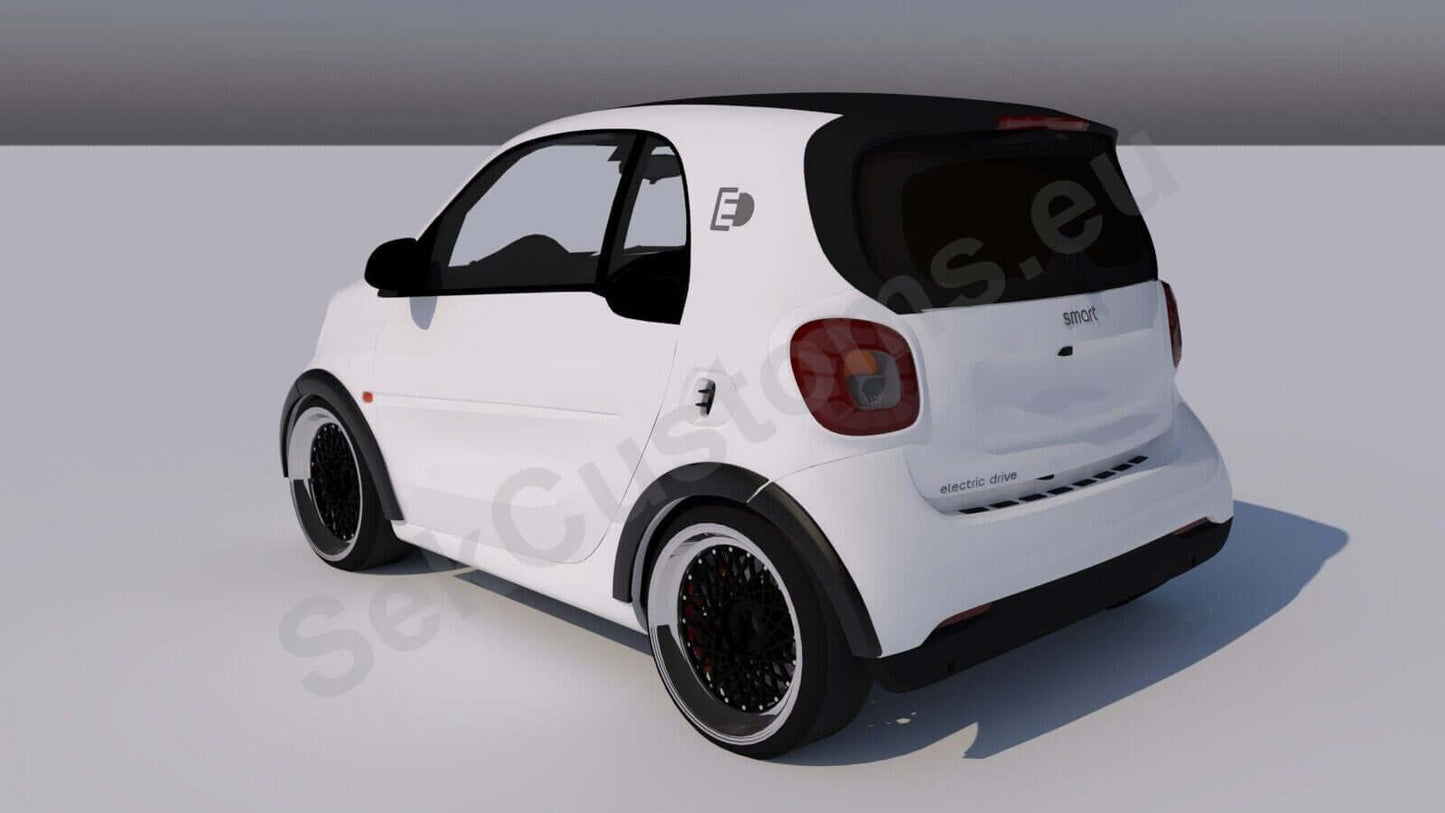 Smart ForTwo Wide Body Fender Flares