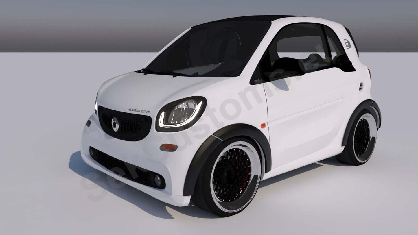 Smart ForTwo Wide Body Fender Flares