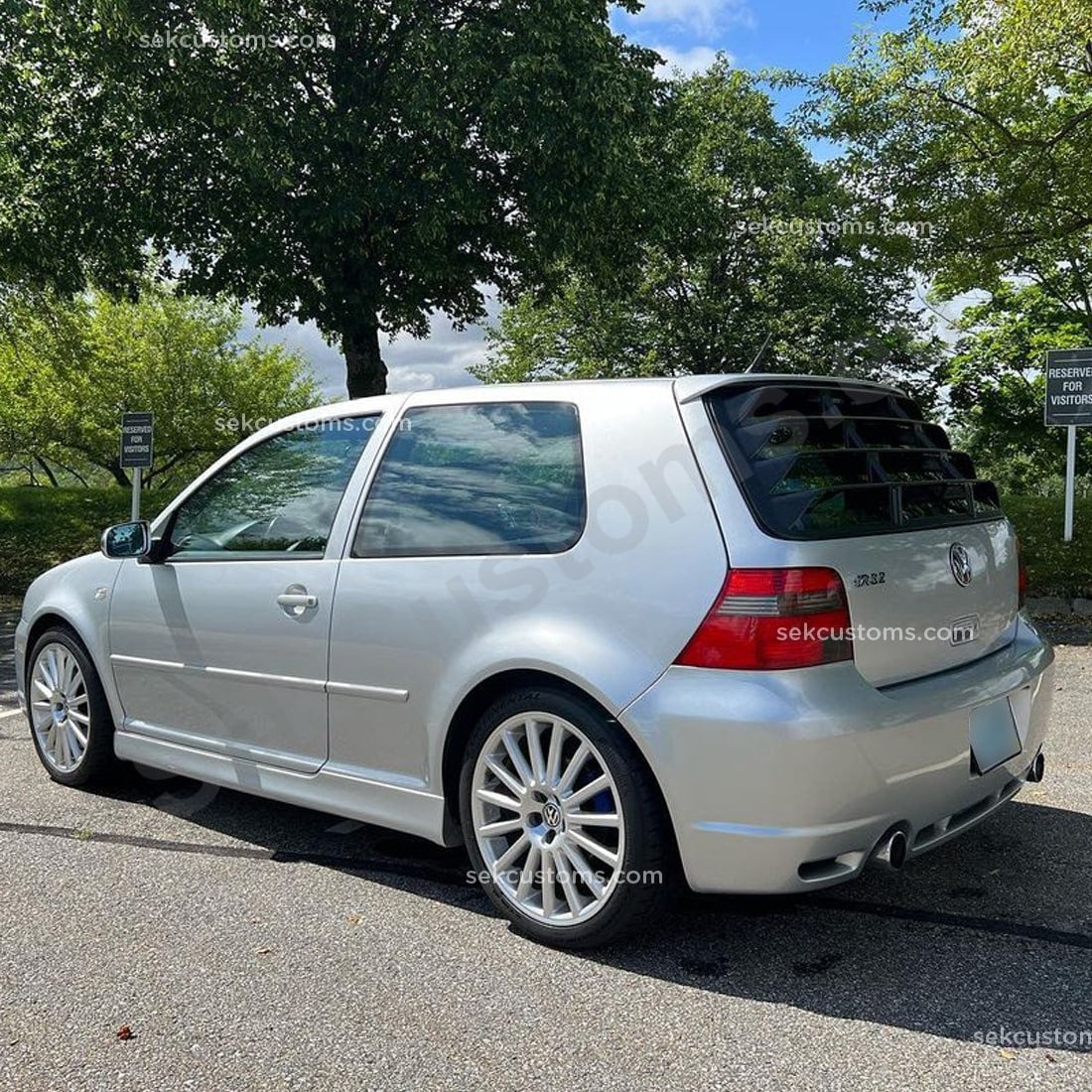 VW Golf MK4 Rear Window Louver