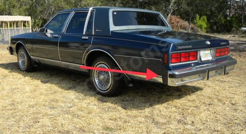 Chevrolet Caprice 86-90 Rear Fender Fillers