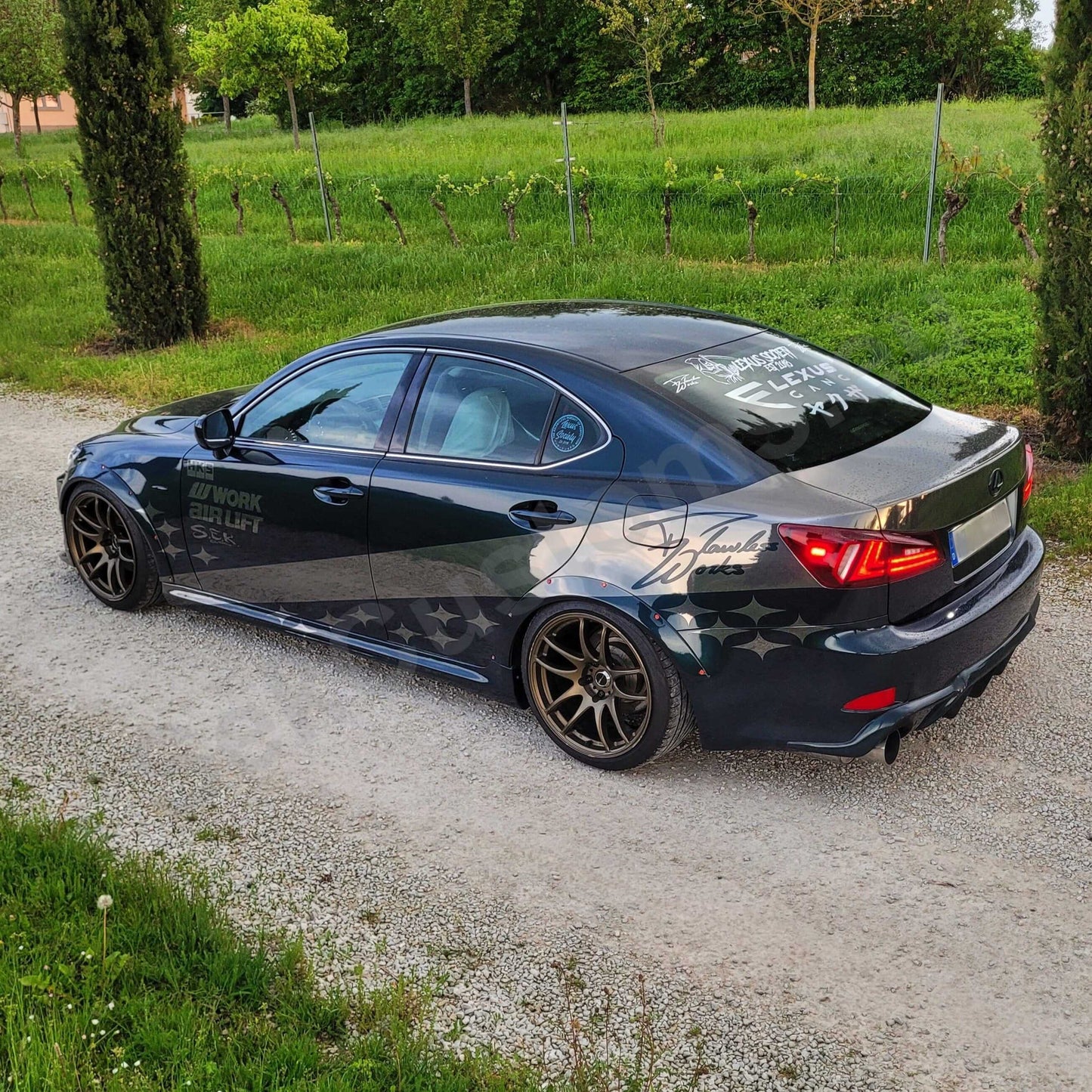Lexus IS Wide Body Fender Flares