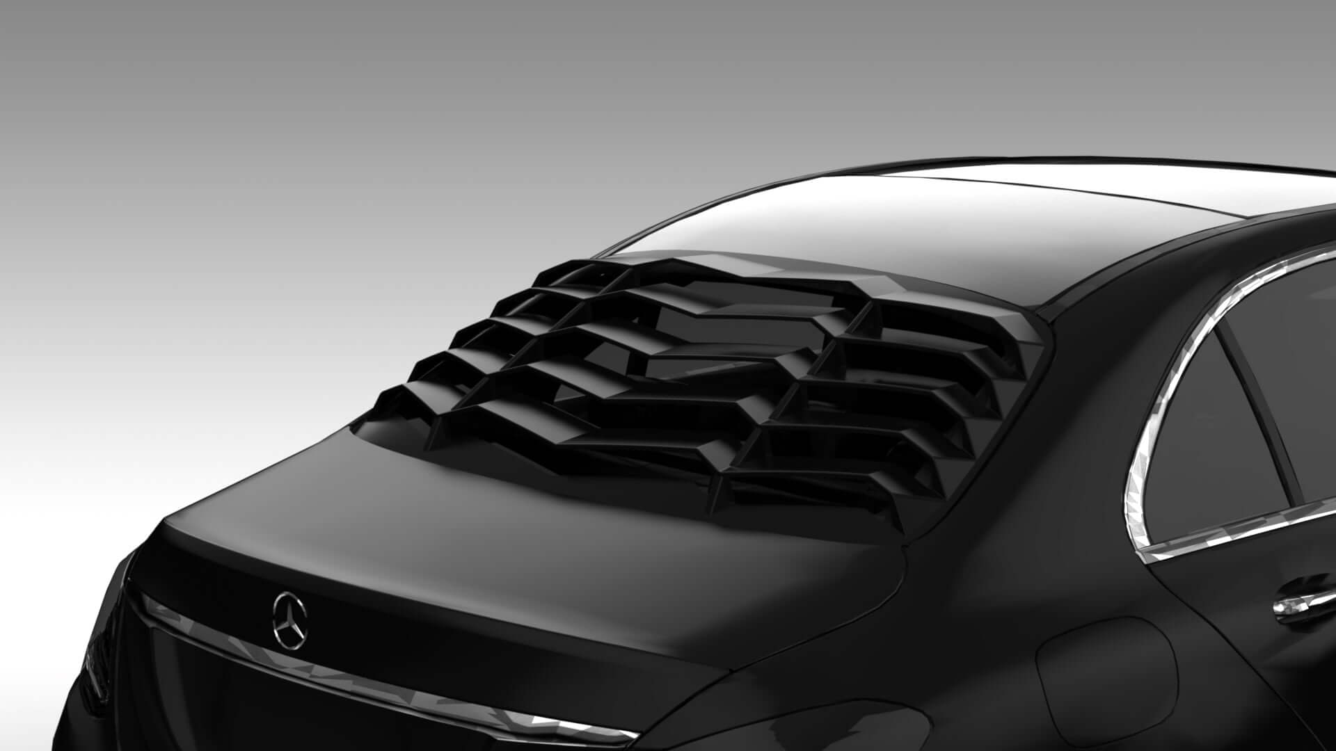 Mercedes-Benz C Class Rear Window Louver W205– SekCustoms