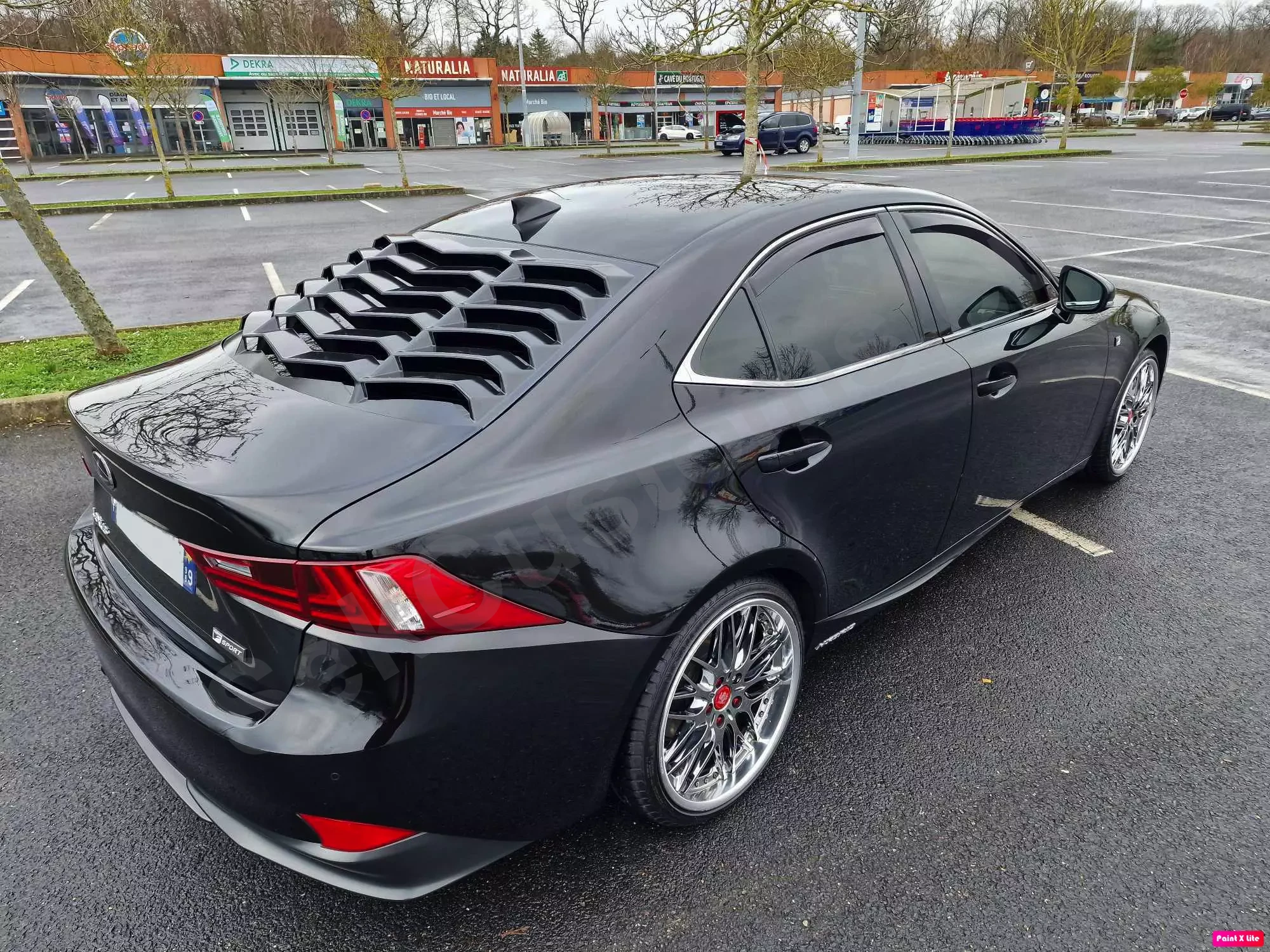 Lexus IS Rear Window Louver (XE30)– SekCustoms