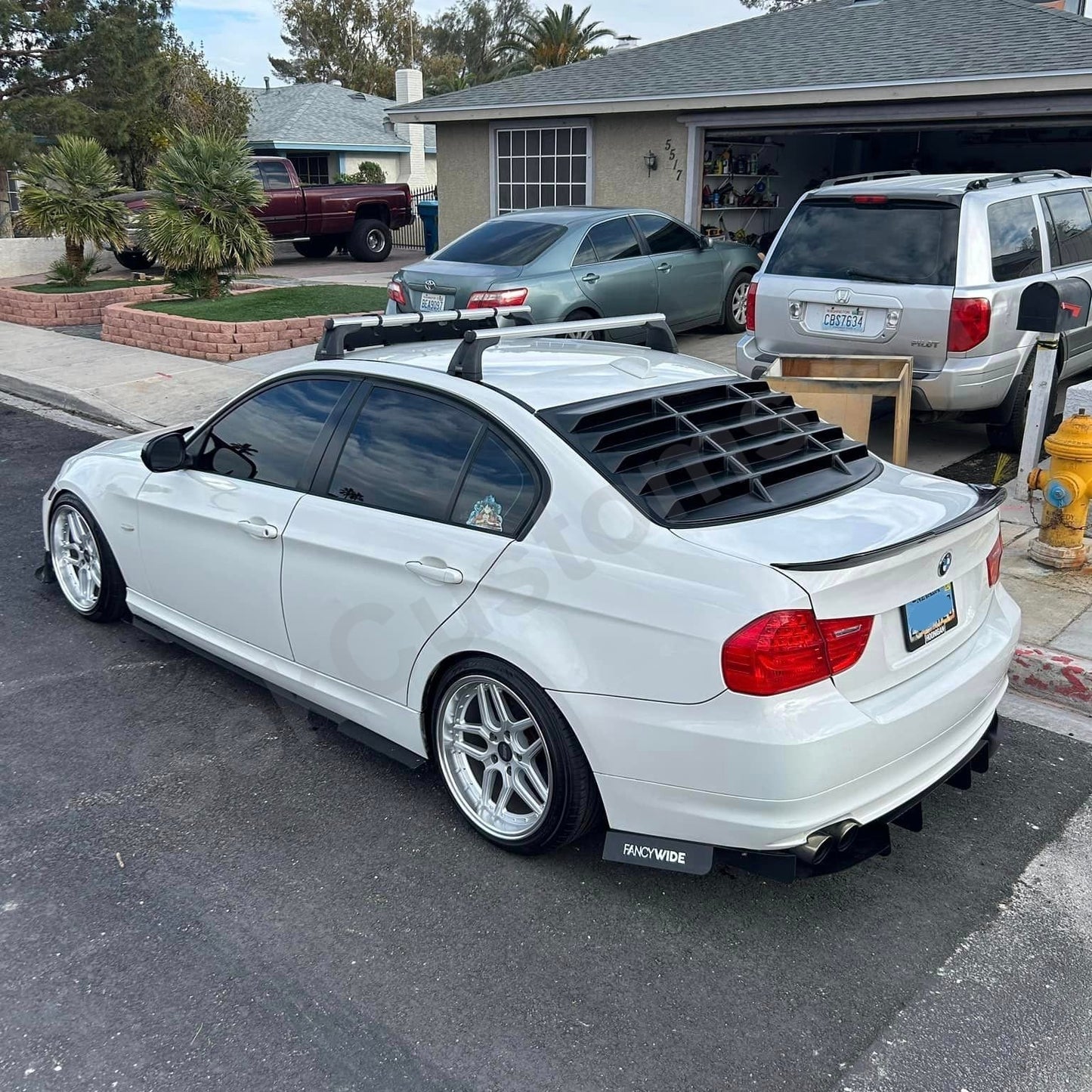 BMW E90 Rear Window Louver