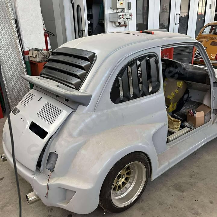 Fiat 500 Side Quarter Window Louvers