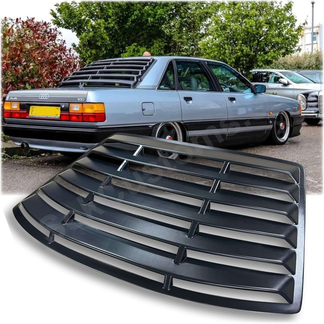 Audi 100 Rear Window Louver, Rear Window Grilles– SekCustoms