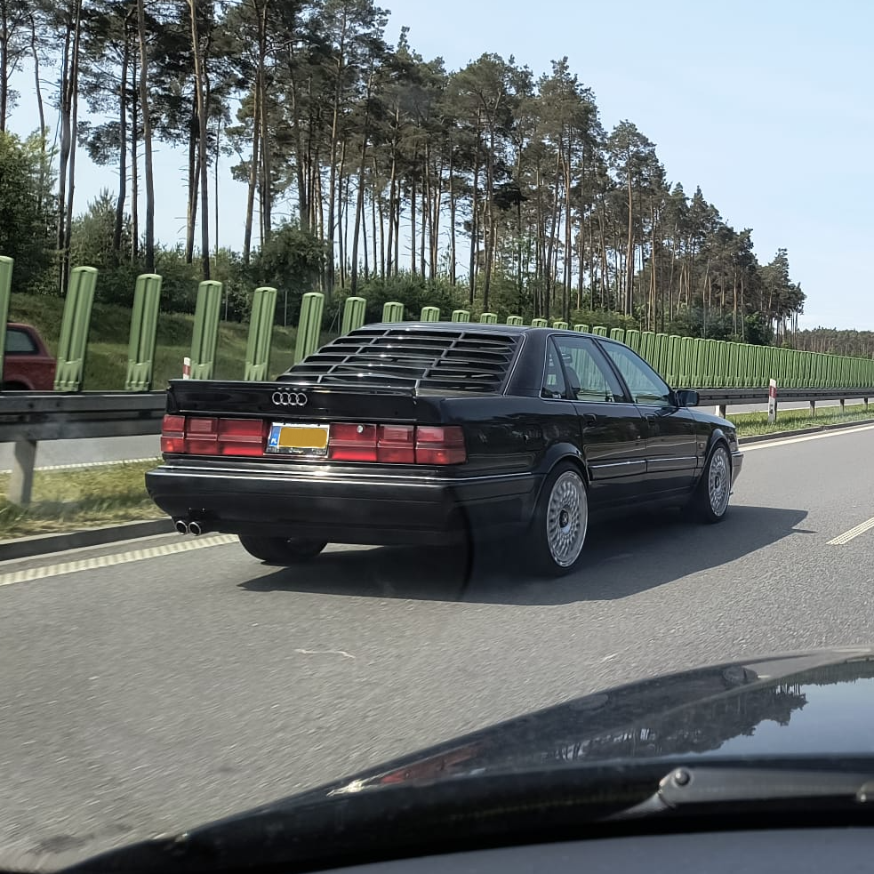 Audi V8 Rear Window Louver