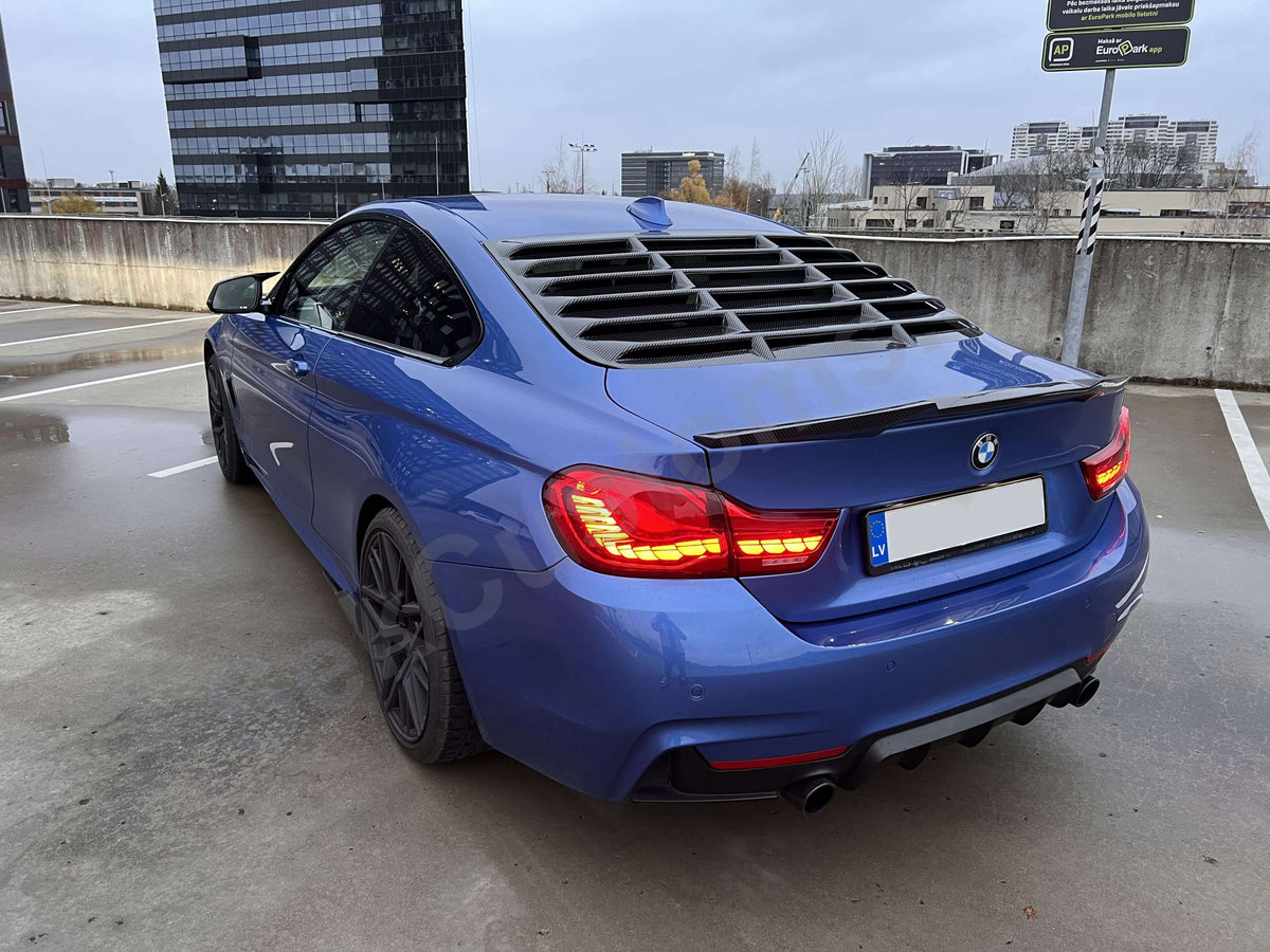 BMW 4 Series F30 / F80 M4 Rear Window Louver, Window Blinds– SekCustoms