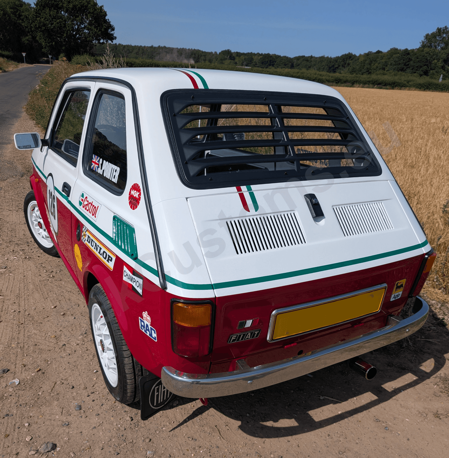 Fiat 126 Rear Window Louver