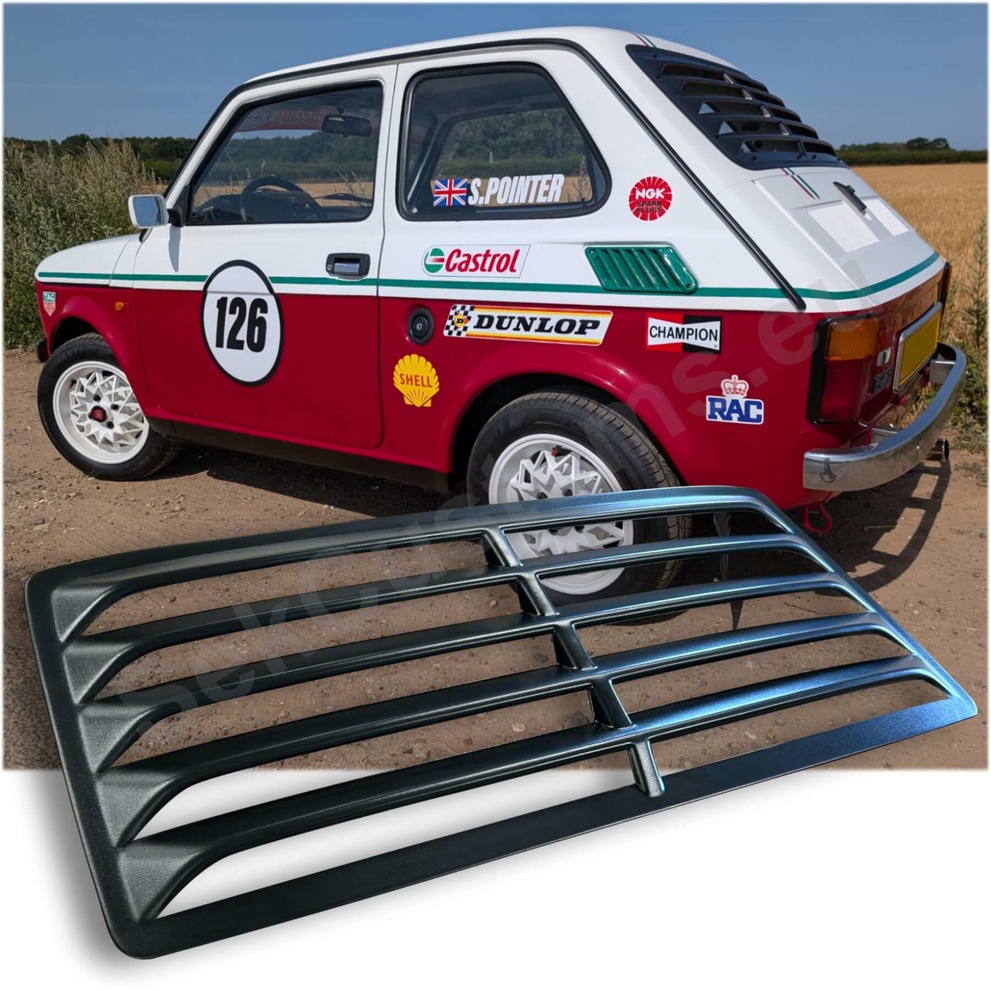 Fiat 126 Rear Window Louver