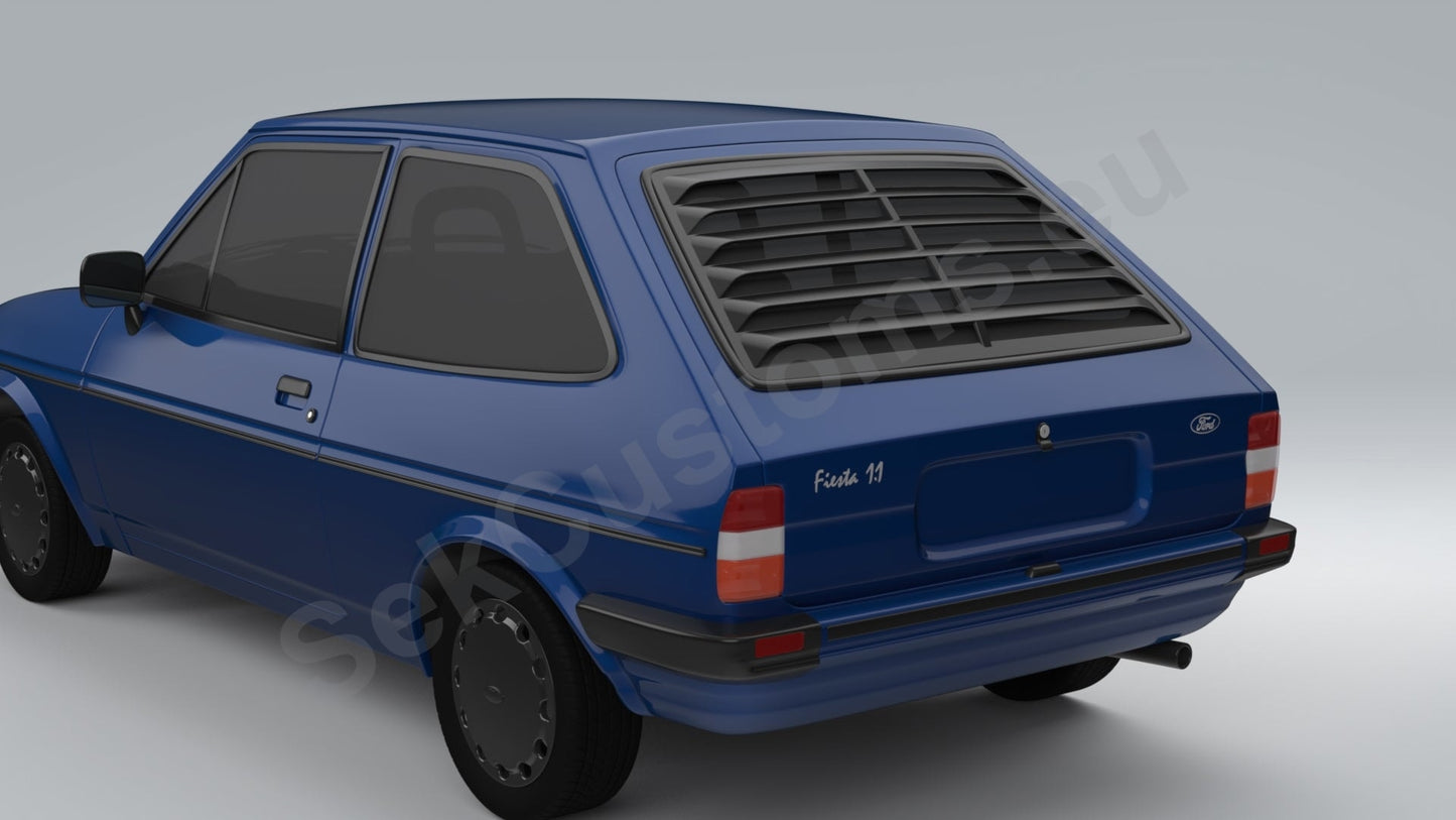 Ford Fiesta MK2 Rear Window Louver
