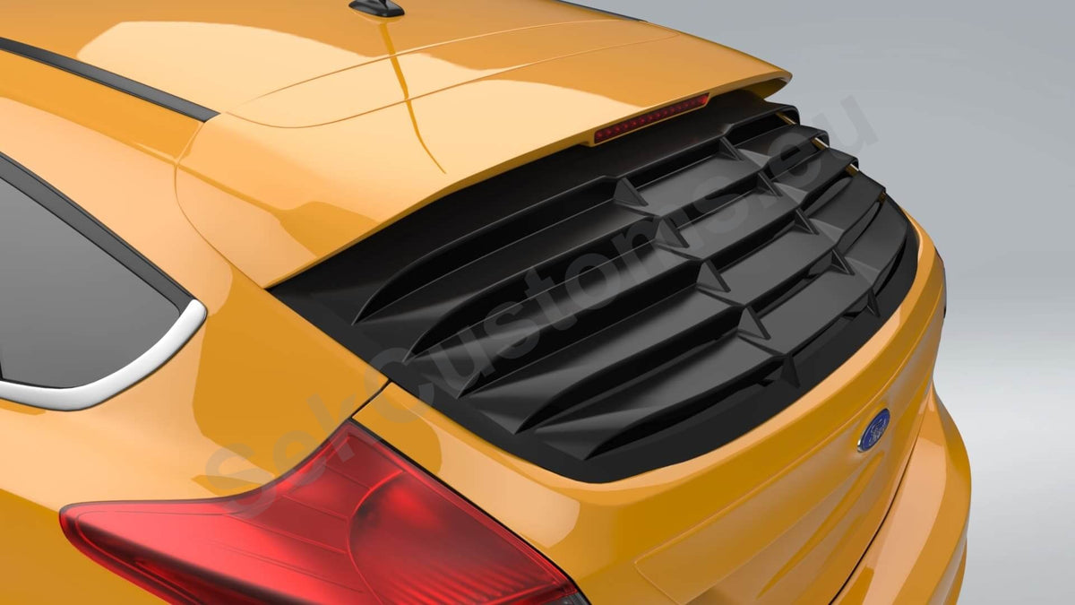 Ford Focus Rear Window Ford Focus MK3 Rear Window Louver, Rear Window Wings– SekCustoms