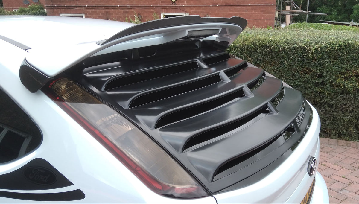 Ford Focus Rear Window Ford Focus MK2 Rear Window Louvre, Rear Window Wings– SekCustoms