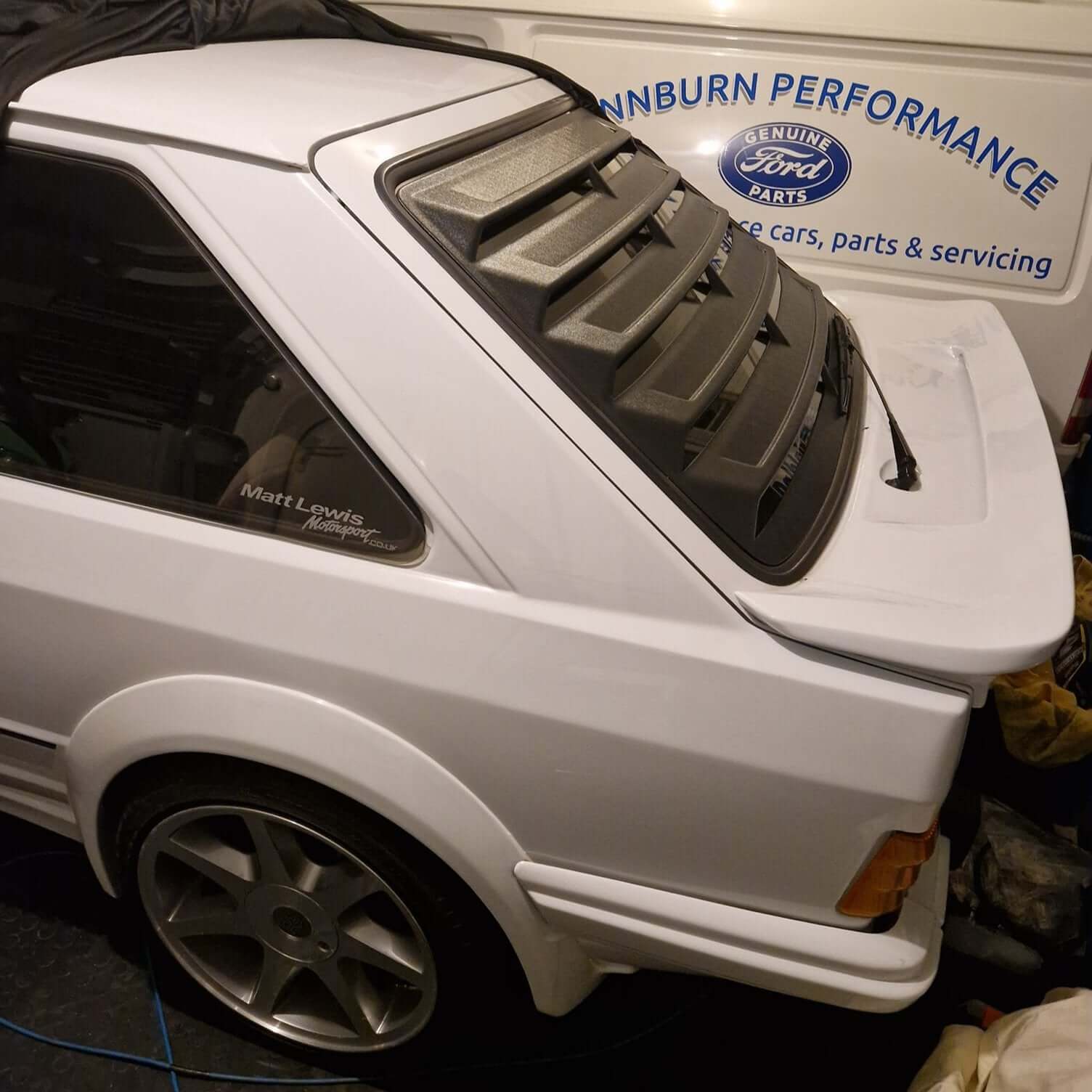 Ford Escort MK3 Rear Window Louver– SekCustoms