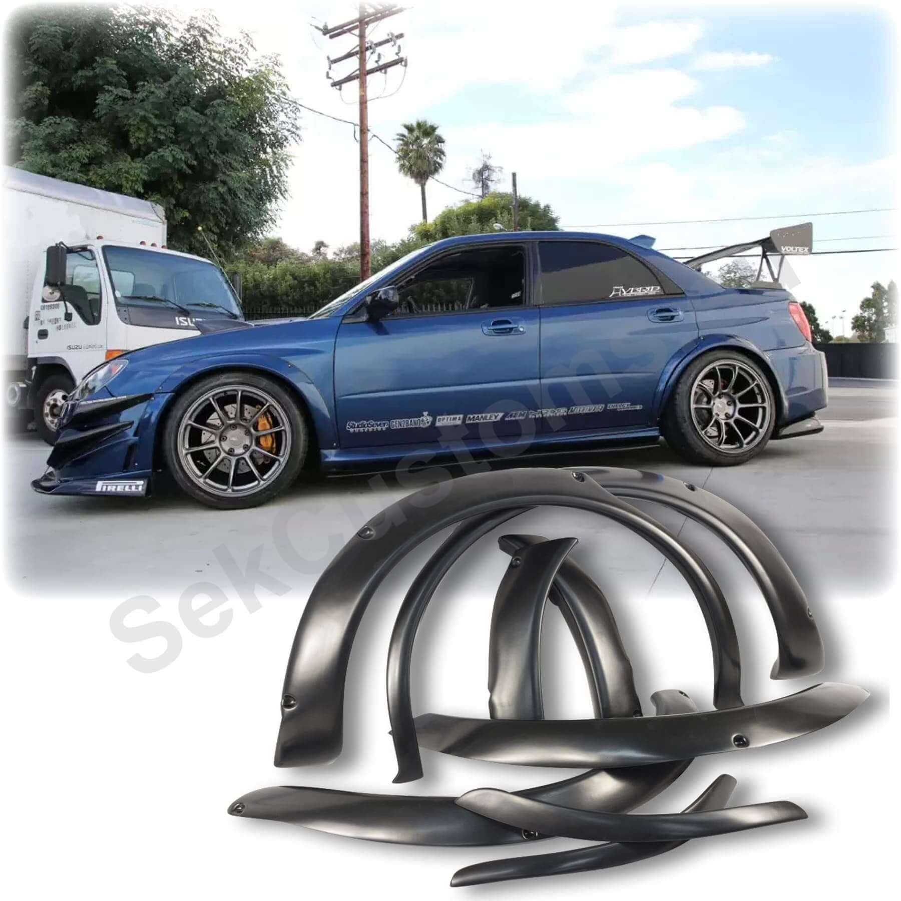 SPEC S Fender Flares Set / Wide Body Kit SUBARU IMPREZA WRX (GDA) / WRX STI (GDB) 05-07 SPEC S Fender Flares Set / Wide Body Kit SUBARU IMPREZA WRX (GDA) / WRX STI (GDB) 05-07