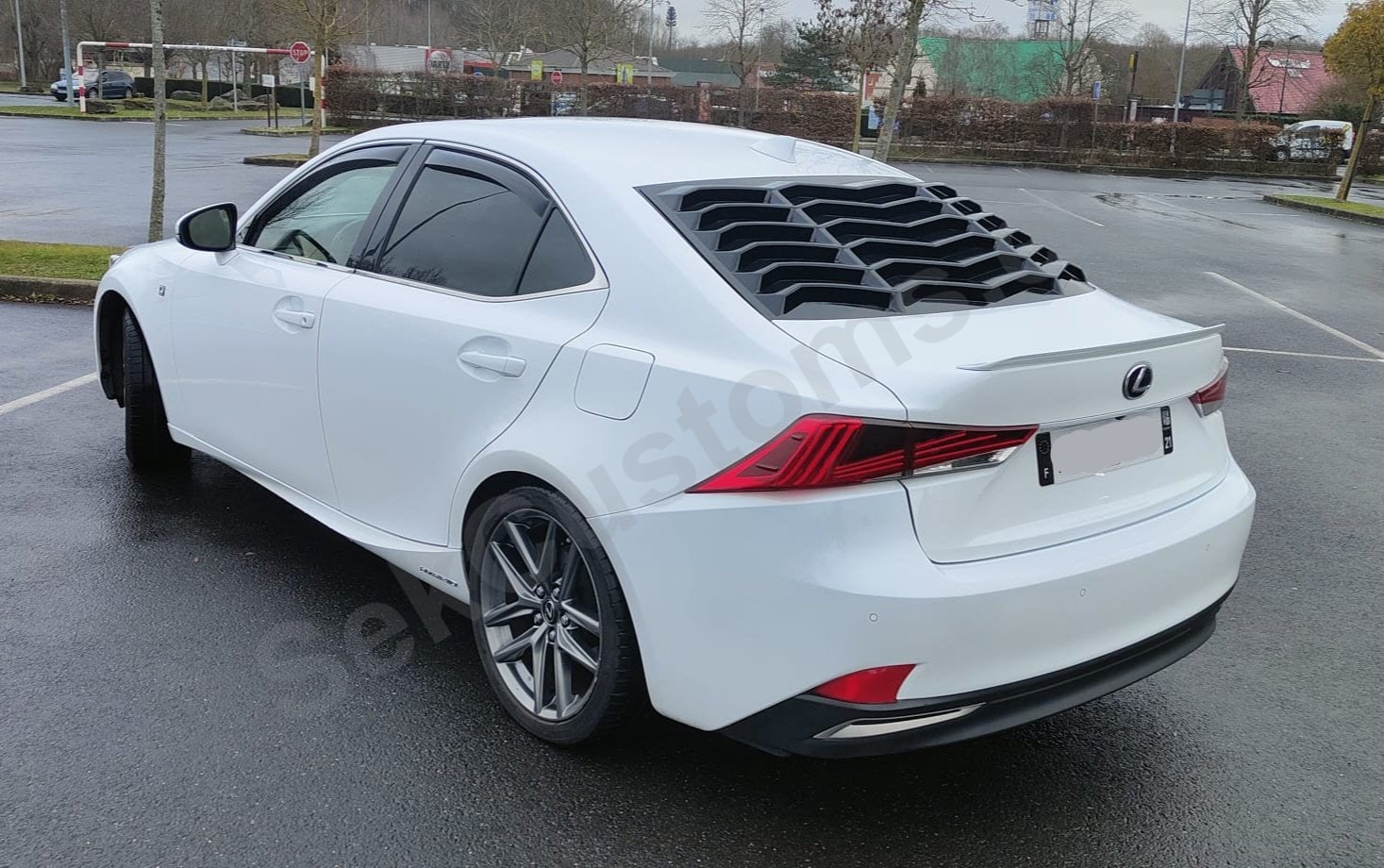 Lexus IS Rear Window Louver (XE30)– SekCustoms