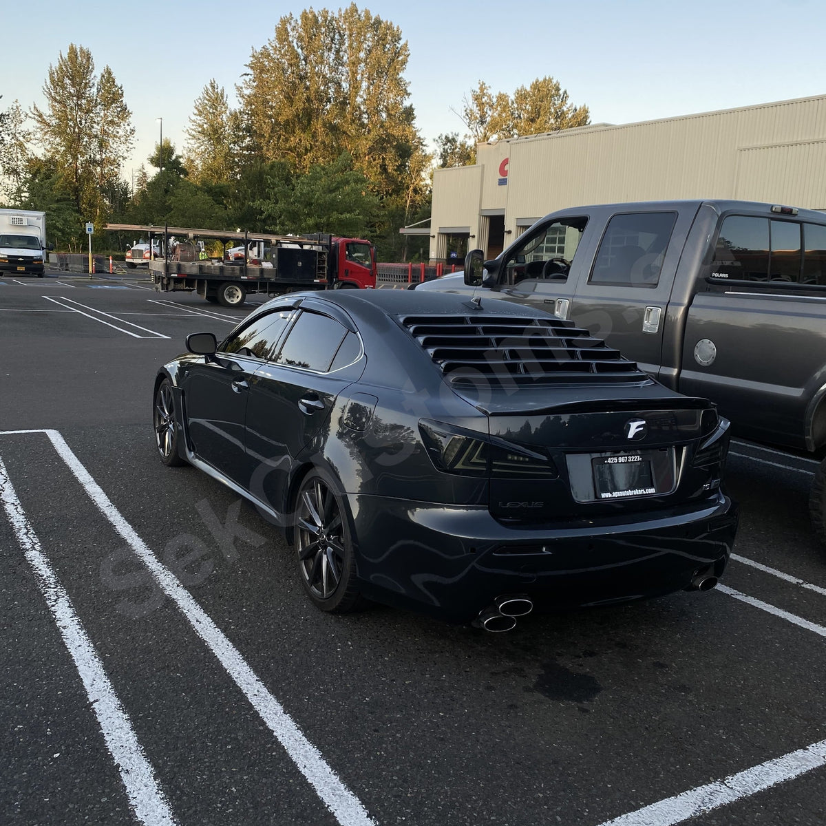 Lexus IS Rear Window Louver (XE20)– SekCustoms