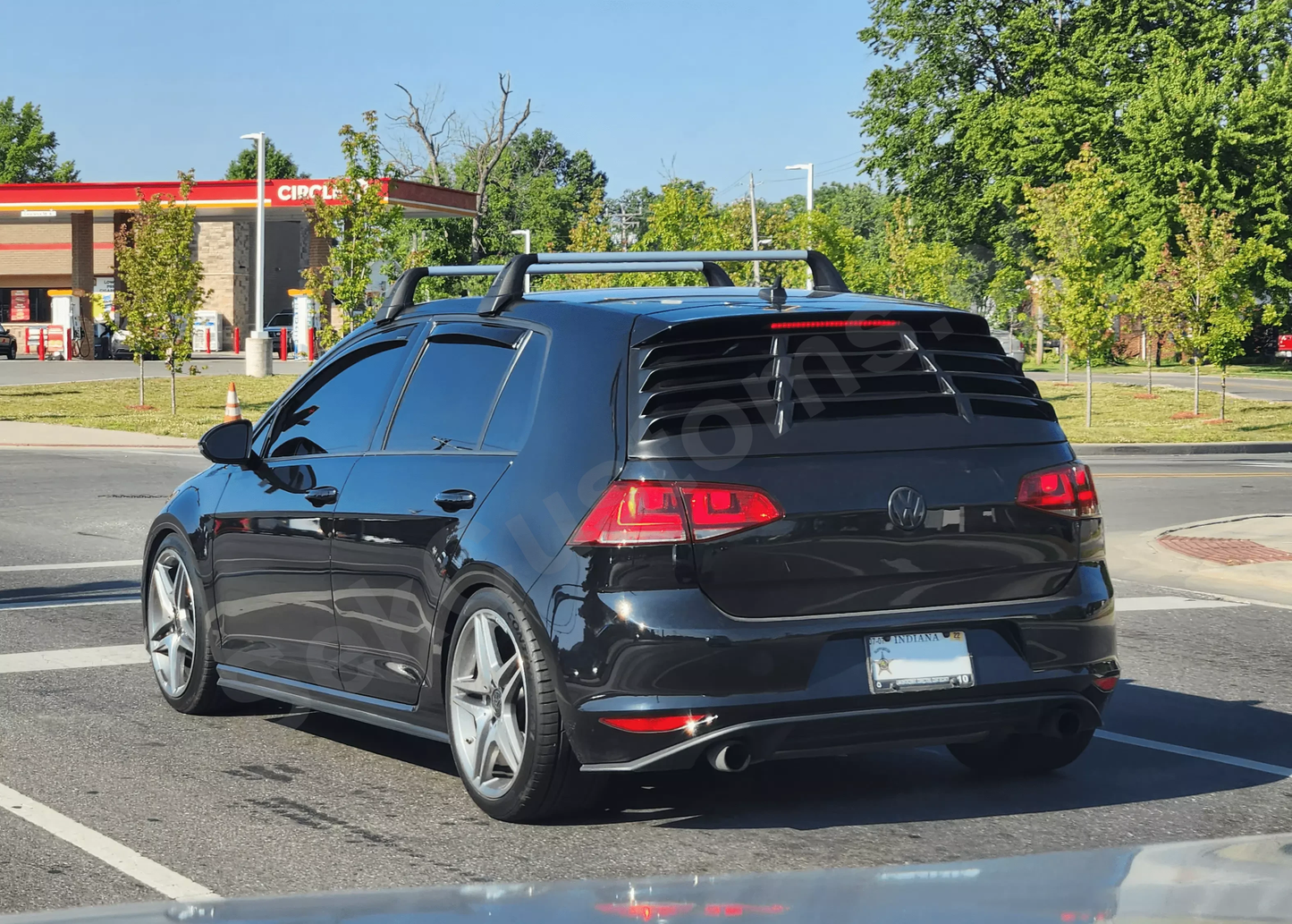 VW Golf MK7 Rear Window Louver