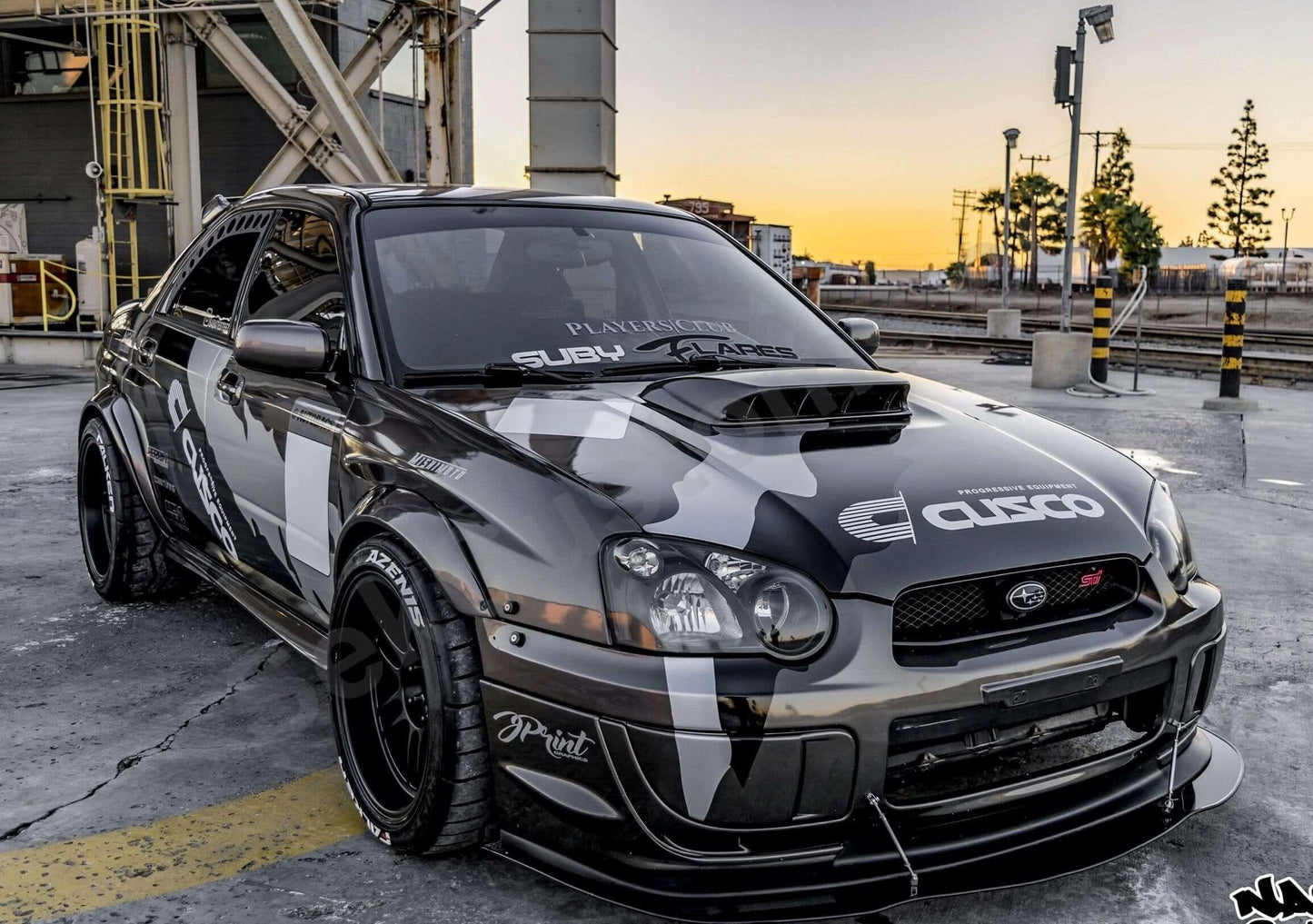 Subaru Impreza Blobeye Wide Body Fender Flares