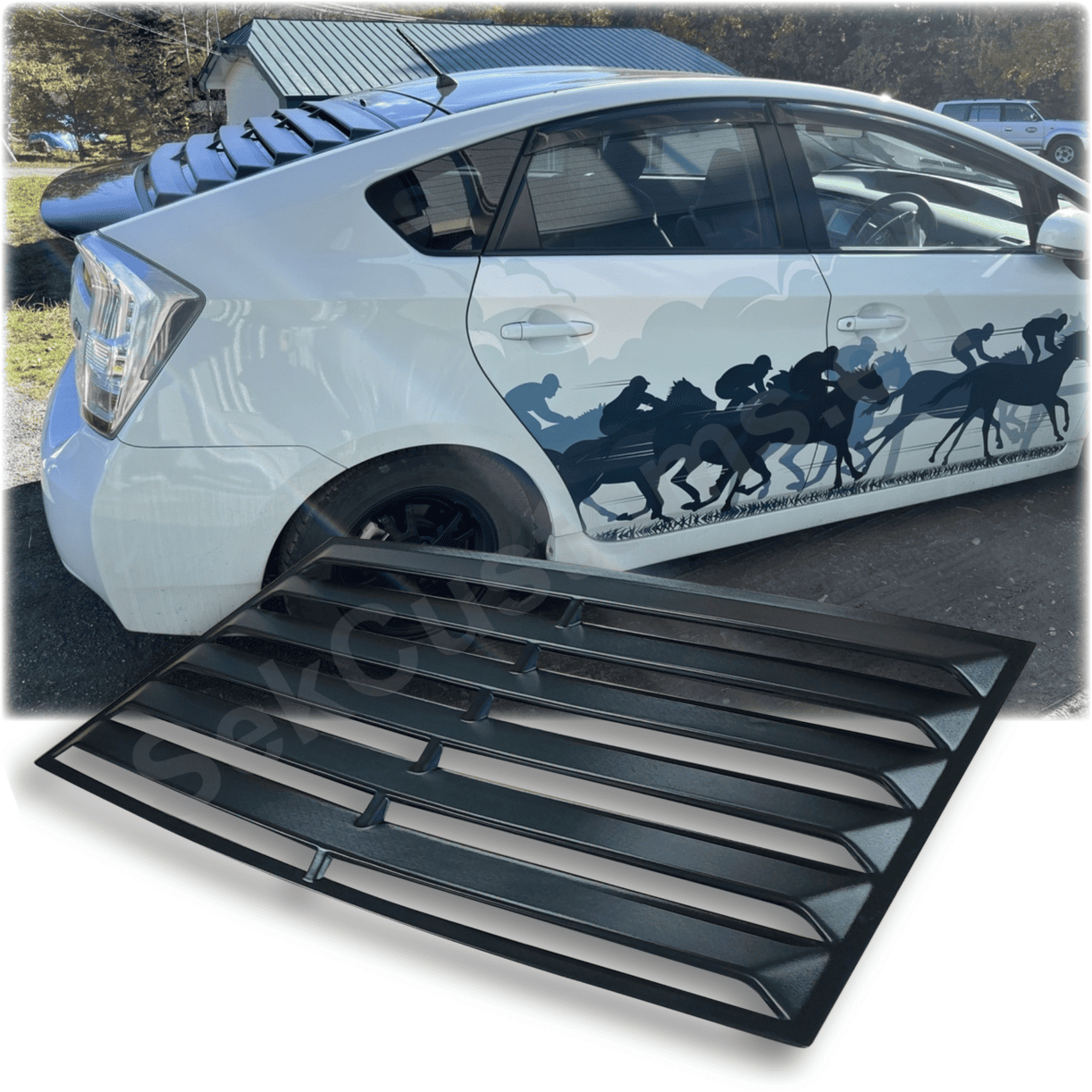 Toyota Prius Rear Window Louver XW30– SekCustoms