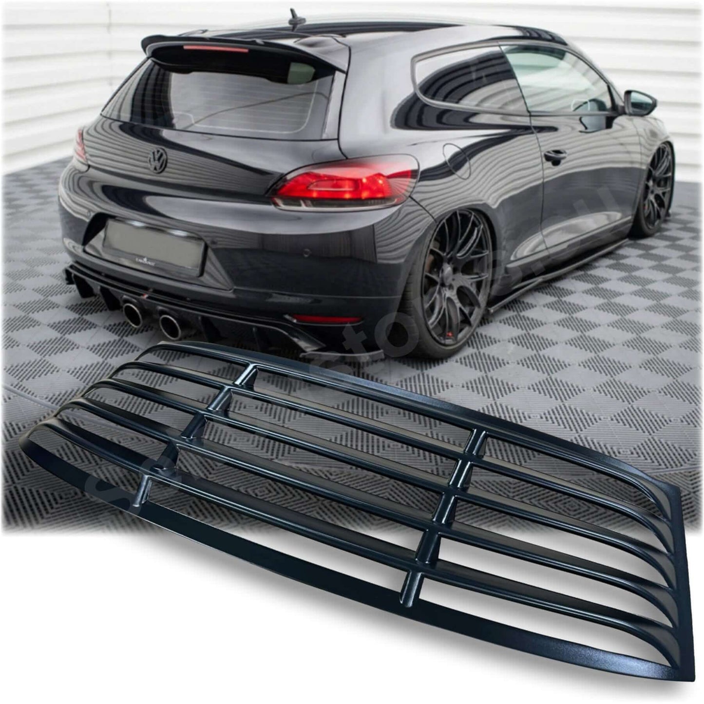 VW Scirocco Rear Window Louver
