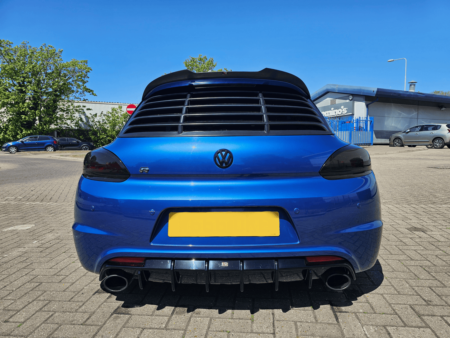 VW Scirocco Rear Window Louver