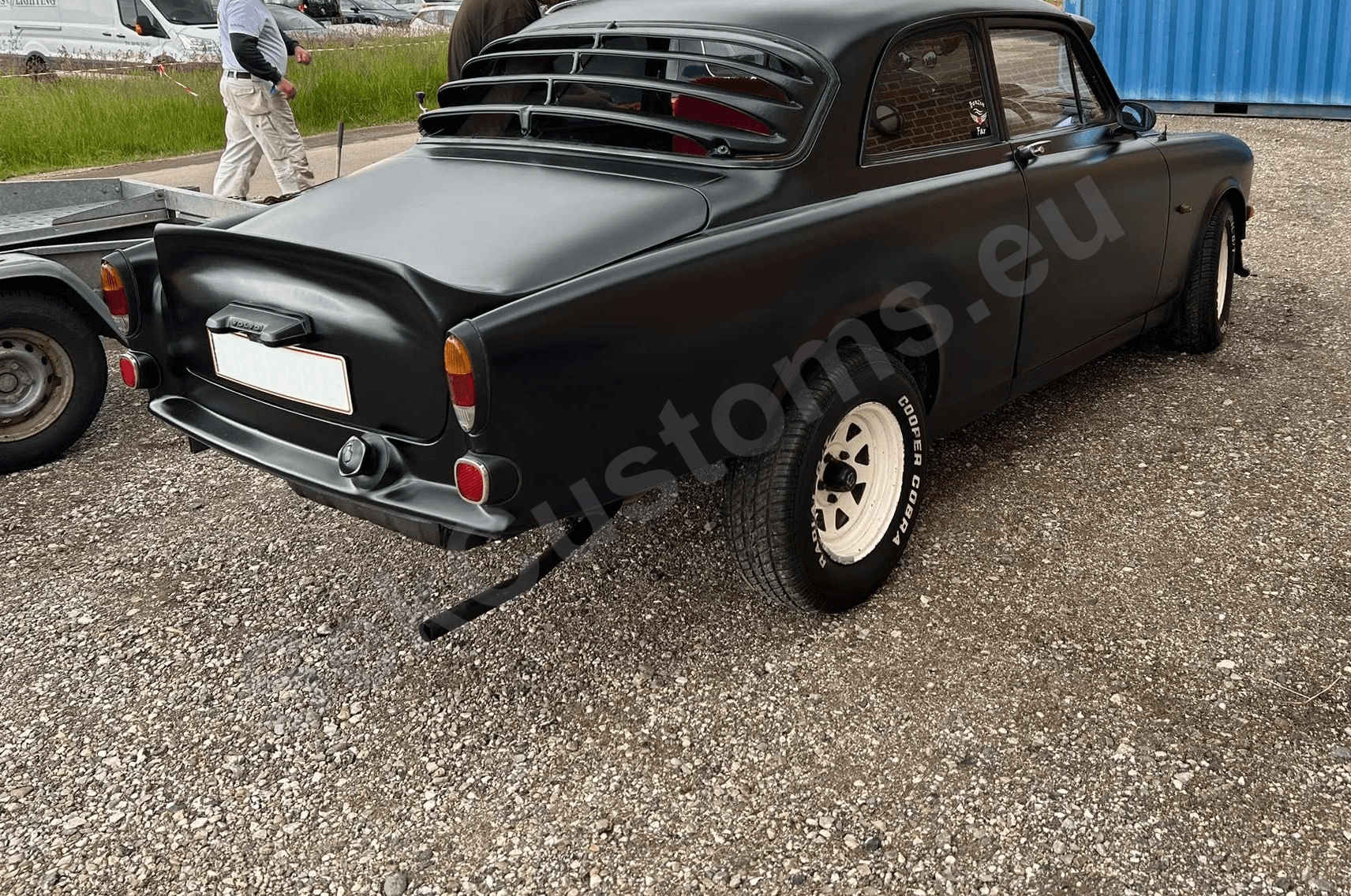 Volvo Amazon Rear Volvo Amazon 1956-1970 Rear Window Louver | ABS Plastic Sunshade ...