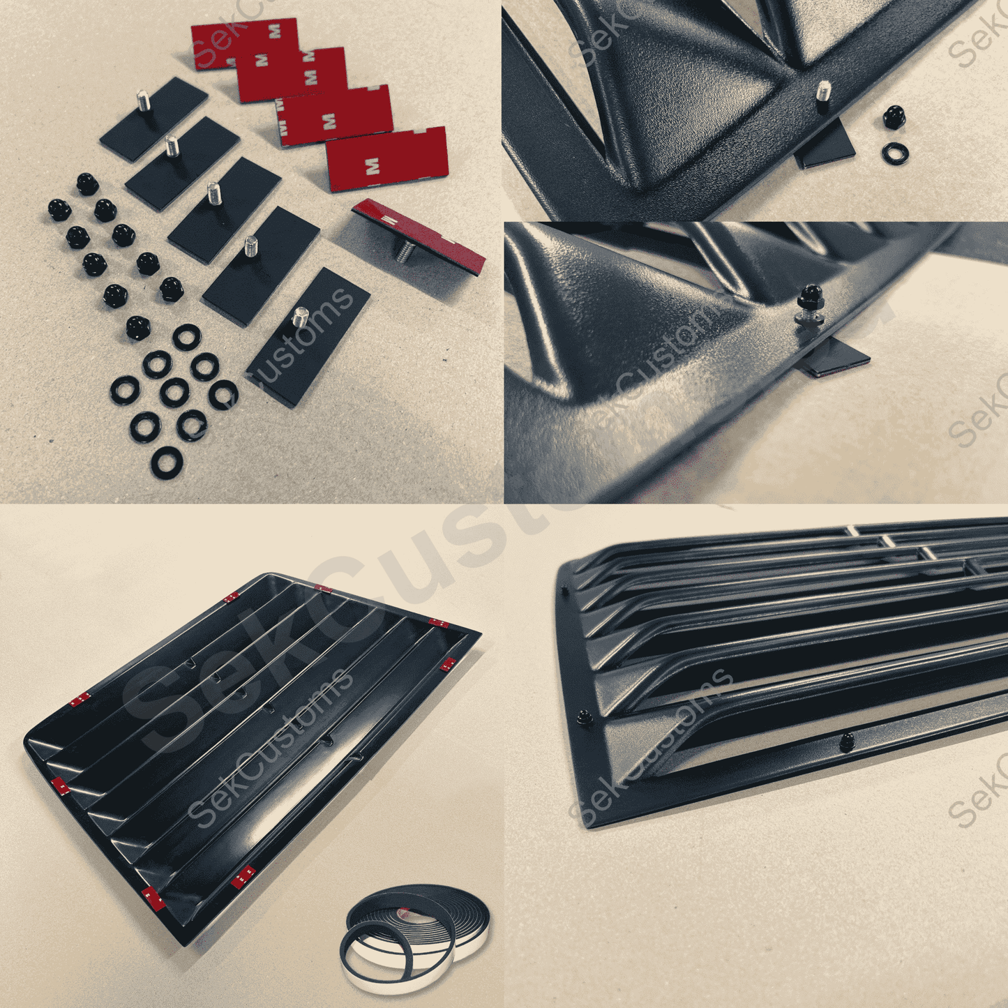 How to install rear window louver