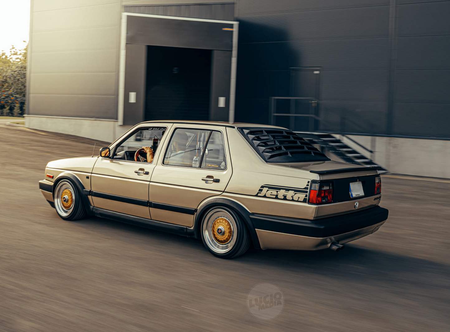 VW Jetta MK2 Rear Window Louver