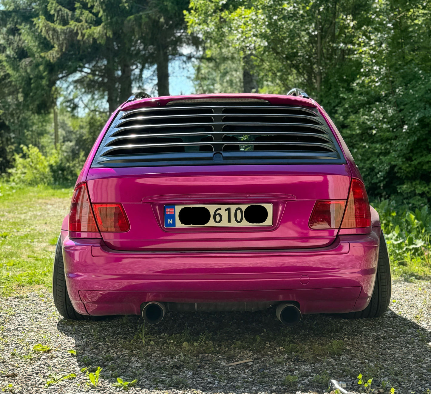 BMW 3 Series E46 Touring Rear Window Louver