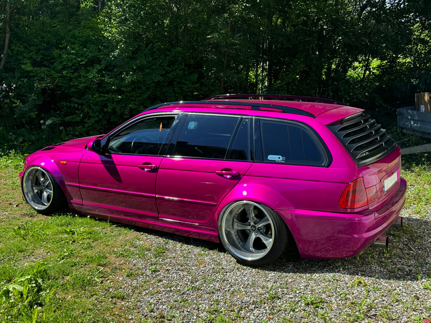 BMW 3 Series E46 Touring Rear Window Louver