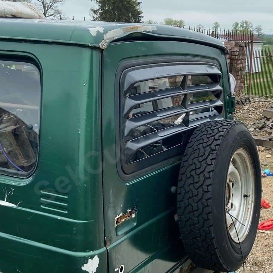 Toit Souple Plat Vert Pour Suzuki Samurai - Fenêtre Large Ouvrable - Installation Facile - Neuf