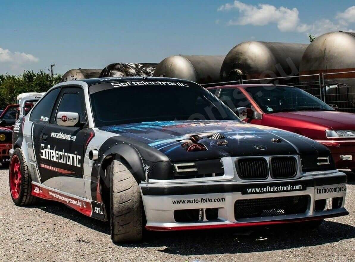 BMW E36 Coupe Wide Body Fender Flares