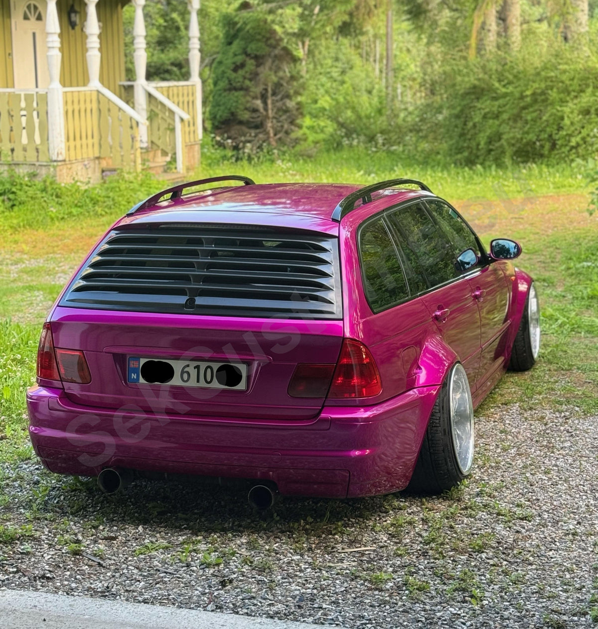 BMW 3 Series E46 Touring Rear Window Louver– SekCustoms