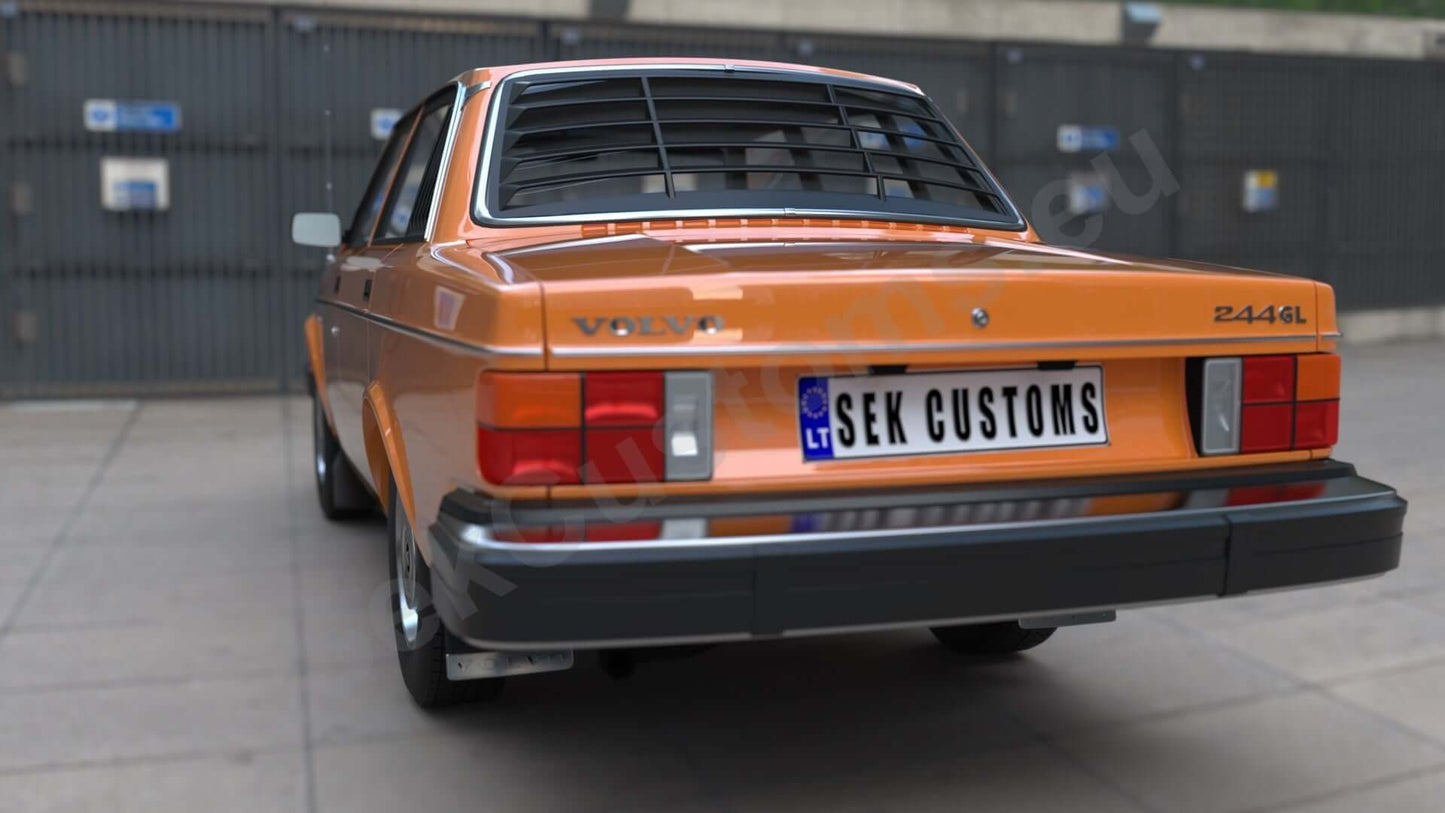 Volvo 200 Series Side Quarter Window Louvers